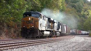 Various Trains on The CSX Keystone/Pittsburgh Subdivision