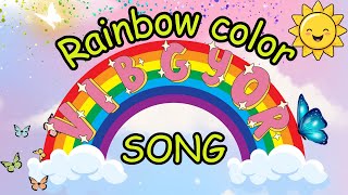 Rainbow Song For Kids 🌈| Vibgyor Song | Nursery Rhymes for kids |Kindergarten | preschoolColors Song