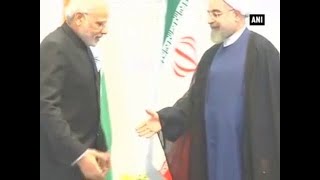 PM Modi meets Iran’s President Hassan Rouhani in Russia