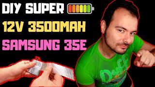 DIY SUPER BATTERY LI ION WHIT 18650 SAMSUNG 35E - 3500MAH