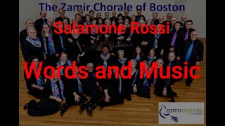 Salamone Rossi: Words and Music