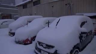 酸ヶ湯に次ぐ大雪　積雪ゼロから一気に雪景色