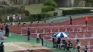 2016京都インカレ 110mH　予選　鍵本