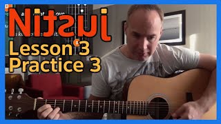 Nitsuj Learning Guitar. Lesson 3 Practice 3 Justin Guitar Beginner Course 2020