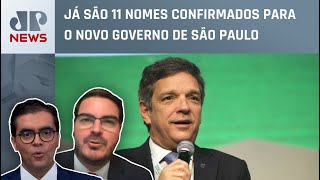 Tarcísio anuncia Caio Paes de Andrade como secretário; Vilela e Constantino analisam