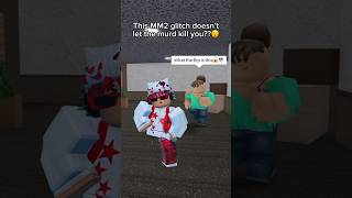 A new glitch in mm2?😱 #roblox #robloxshorts #mm2 #glitch