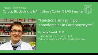 CBAC Seminar Series - Julia Gorelik, Tuesday, December 7, 2021