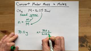 Convert Molar Mass to Moles (2021)