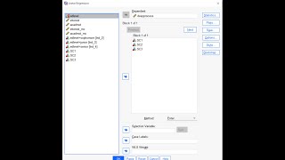 Regression in SPSS with an ordered categorical variable following sequential recoding (May 2024)