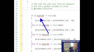 Simple Movement and Collision Detection (C Sharp in Visual Studio)