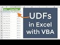 How To Create Custom Functions In Excel With Vba