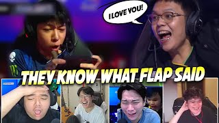 PRO REACTIONS to FLAPTZY TRASH TALKING and TAUNTING LIQUID ECHO . . . 😂