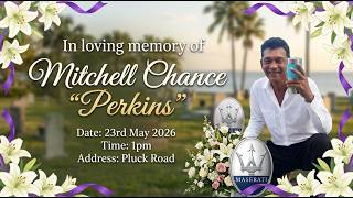Mitchell Chance 'Perkins' (funeral at Woodland)
