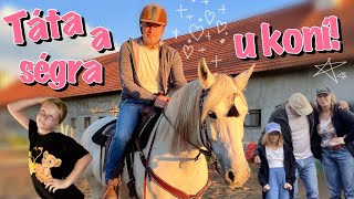 Učím tátu a ségru jezdit na Bertovi! // Vlog