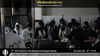 008 Bhai Jagjit Singh Jee NY at TuesdayAM Toronto December 2024 Annual Akhand Keertan Smaagam