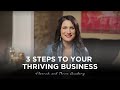 3 Steps to Your Thriving Business