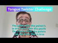 how fast can you say tongue twister 654 the pellet with the poison ..