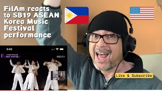 SB19 reaction, Asean Korea Round Festival: What?, Tilaluha, MAPA, Bazinga and Go Up!