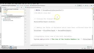 Validating User Input for Double Value || Java programming || Input Validation || DoWhile & IfElse