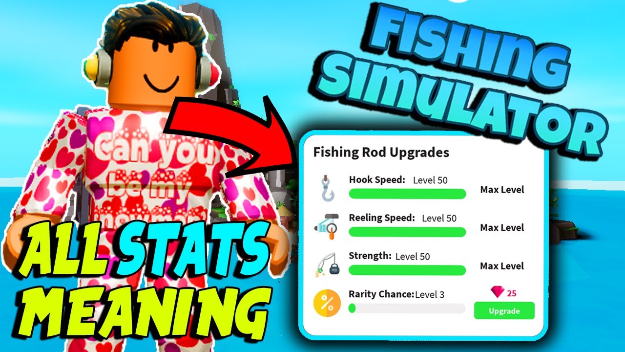 All ROD STATS On Fishing Simulator! | Fishing Simulator Roblox - YouTube