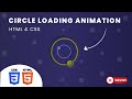 Creative CSS Loading Animations Effects CSS | Circle Loader Animation CSS | Code4education 2021