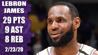 LeBron James comes up clutch in Celtics vs. Lakers thriller | 2019-20 NBA Highlights