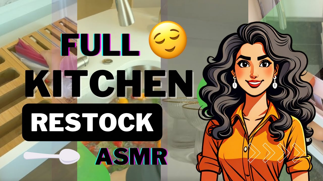 Asmr Kitchen Restocking Organizing Satisfying Product Storage