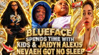 Blueface Spends Time With Kids & Jaidyn Alexis Nevaeh And #blueface Live Talk🔴