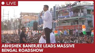 Abhishek Banerjee Holds Roadshow in Memari, Targets BJP and Promises Farmer Support