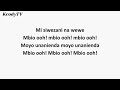 alikiba mbio official lyrics