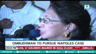 Ombudsman to pursue Napoles case