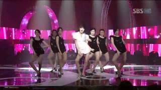 Kan Mi Yeon - Crazy (Gan Mi Yeon - Crazy) @ SBS Inkigayo Popular song 100711