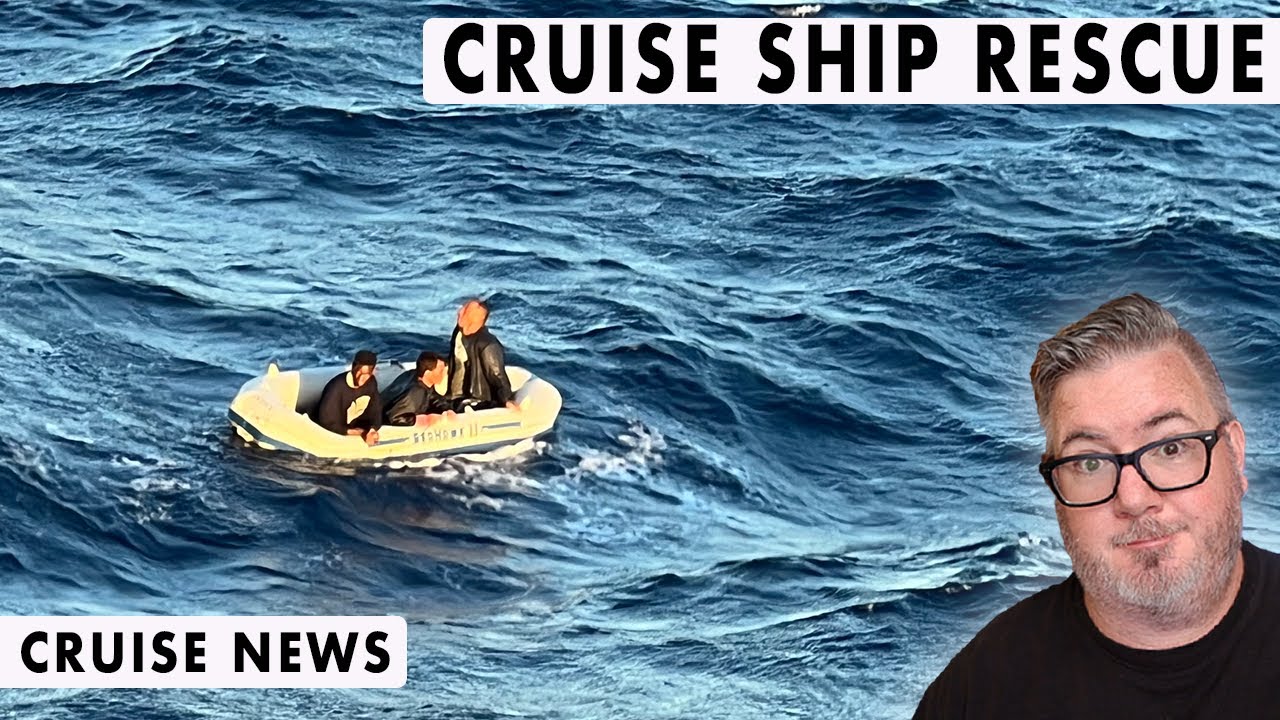 CRUISE NEWS - CRUISE SHIP SAVES STRANDED MEN - YouTube