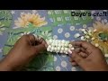 How to string Nandiavattam flower garland???