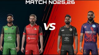 NGPL FEVER STARTS |MATCH NO:25,26 DF VS MSG ,GS VS TF|#cricket19 #cricket24 #ngpl #gaming #ipl