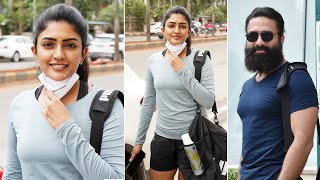 EXCLUSIVE VIDEO: Eesha Rebba And Navdeep Spotted At GYM Session In Hyderabad | Daily Culture