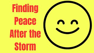 Finding peace after the storm #successlesson #motivation #mindsetshift #selfhelp
