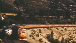 Vintage railroad film - The American experience -  The 1940s - Great railroads