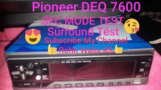 DEQ 7600 | SFC MODE DEMO | SURROUND TEST | Full Review With Pioneer AVH 5890 | AVI FORMAT DIVX |