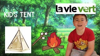 LAVIEVERT Teepee Tent For Kids   |   Unboxing and Review
