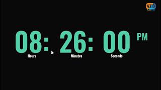 How To Create Digital Clock || Using HTML, CSS, JavaScript (Simple Project) 1