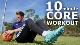10 Minute Core Workout For Footballers | Follow Along Workout For Athletes