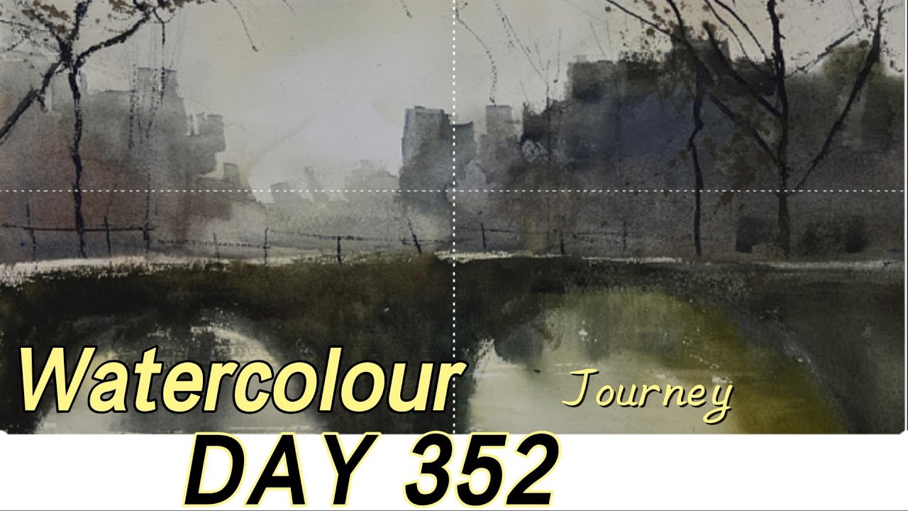 Watercolour Day 352 Youtube