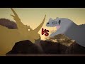 Dinosaurs Cartoons: Dinosaurs Battles - Ceratosaurus vs Styracosaurus ( Stick Nodes )