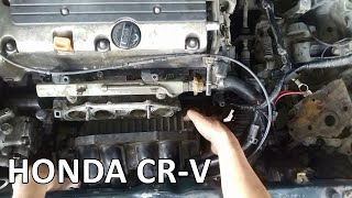 Melepas dinamo starter Honda CRV / part 1