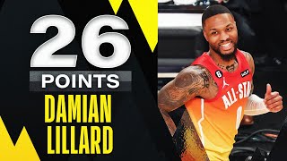 Damian Lillard Drops 26 PTS At The 2023 #NBAAllStar Game