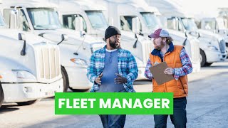 What is the role of a Fleet Manager ? | Career Guide - Job Description - Skills