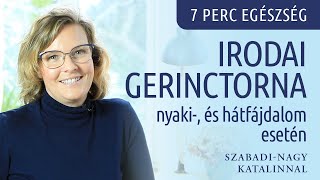 Irodai gerinctorna nyaki, és hátfájdalom esetén