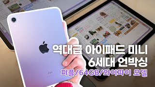 아이패드 미니 존버성공 😆 정말 프로급인, 아이패드 미니 6세대 언박싱🥳