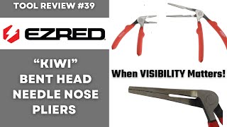 EZRED KIWI Bent Head Needle Nose Pliers / When your BIG FAT Hand gets in the way! KWP2 Knipex, Irwin